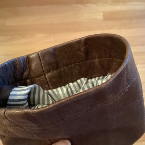 Banana Republic Genuine Leather Brown Jacket size medium - Picture 10 of 14